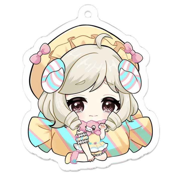 アクリルキーホルダー - 50 x 50 (mm)