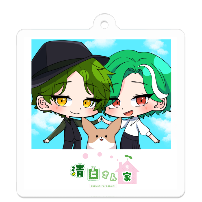 アクリルキーホルダー - 50 x 50 (mm)