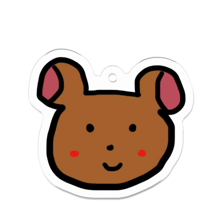 アクリルキーホルダー - 50 x 50 (mm)