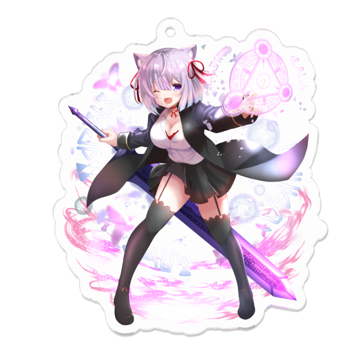 アクリルキーホルダー - 70 x 70 (mm)