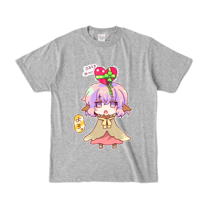 カラーTシャツ - S - 杢グレー (濃色)