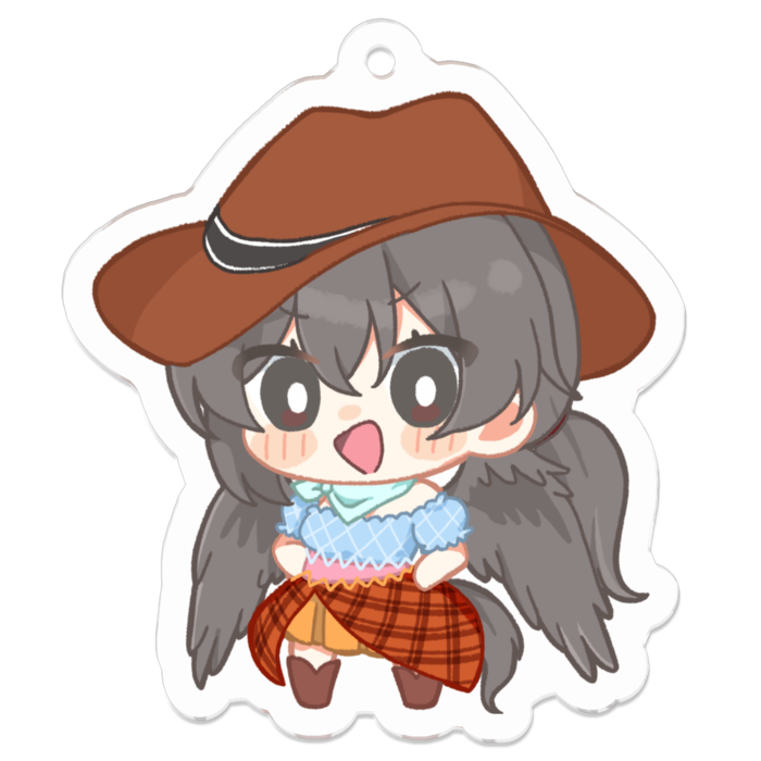 アクリルキーホルダー - 50 x 50 (mm)