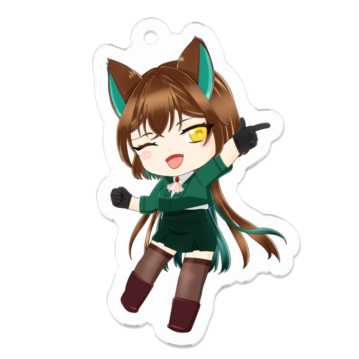 アクリルキーホルダー - 50 x 50 (mm)