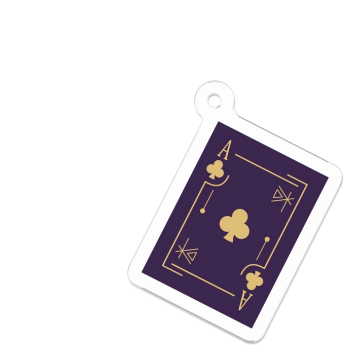アクリルキーホルダー - 50 x 50 (mm)