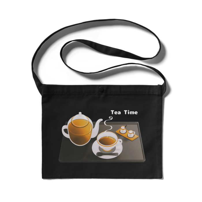 サコッシュ　黒色（ブラック）