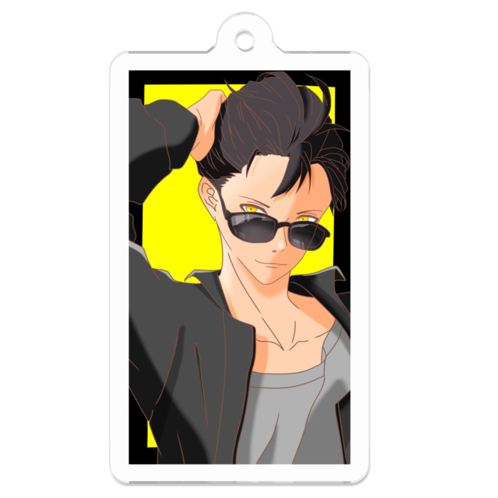 アクリルキーホルダー - 50 x 50 (mm)