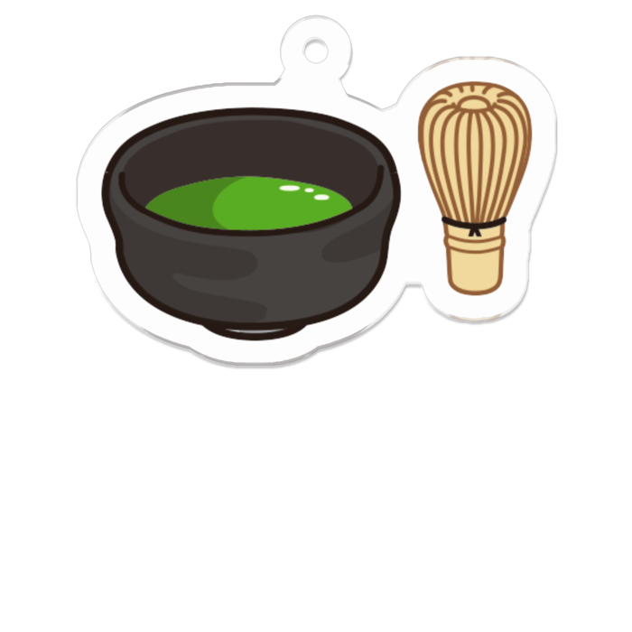 文字なし　アクリルキーホルダー - 40 x 40 (mm)