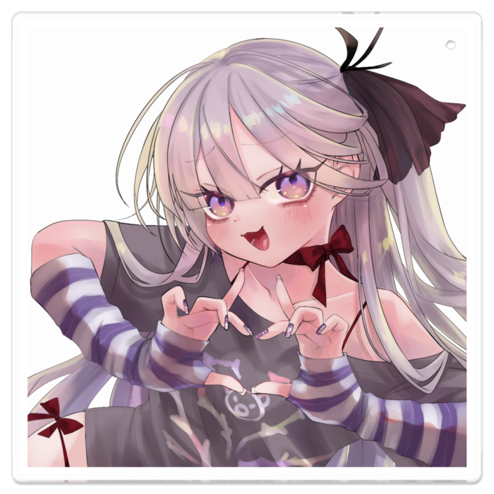 アクリルキーホルダー(コーティング) - 100 x 100 (mm)