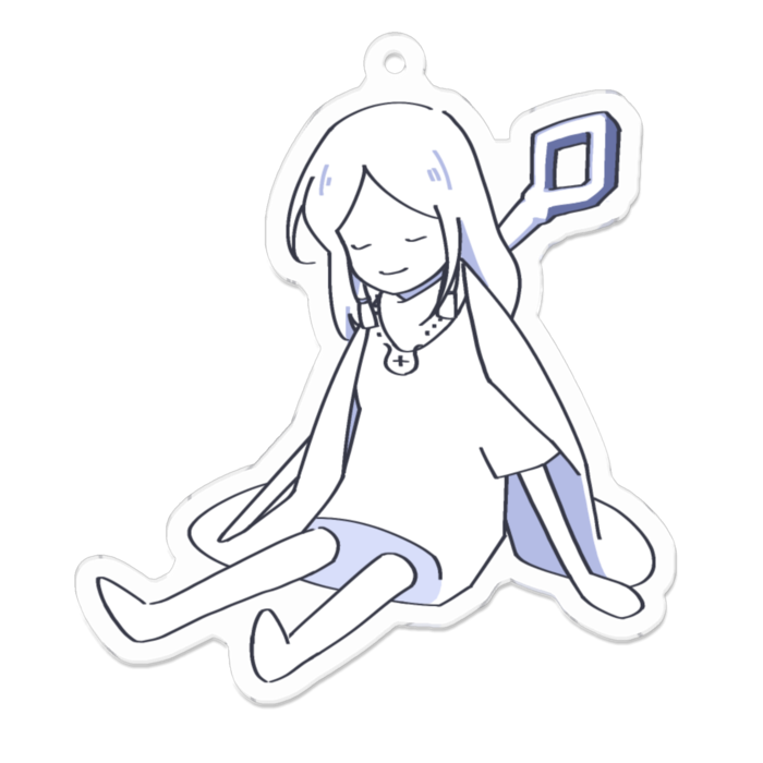 アクリルキーホルダー - 70 x 70 (mm)