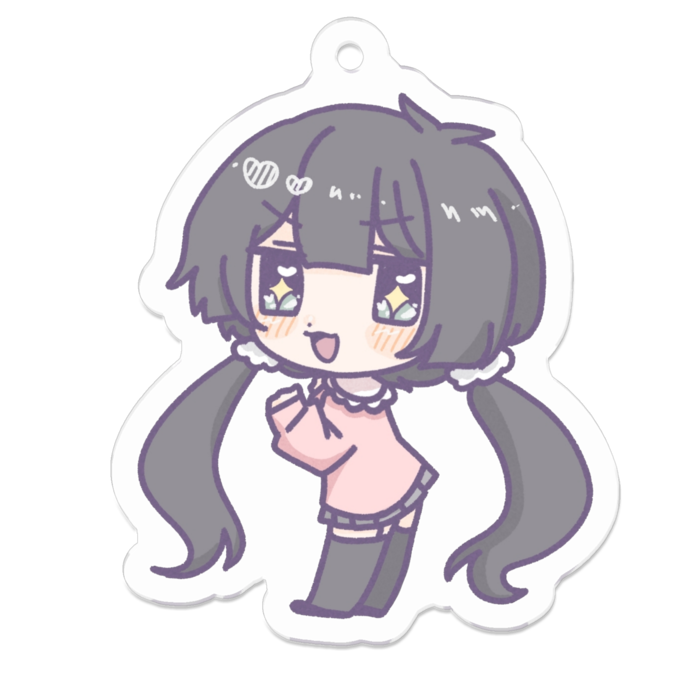 アクリルキーホルダー - 50 x 50 (mm)