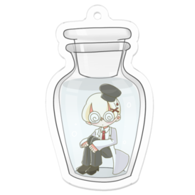 ゆる元素 P リンくん 試薬瓶詰めアクリルキーホルダー 姫乃研究所 Booth