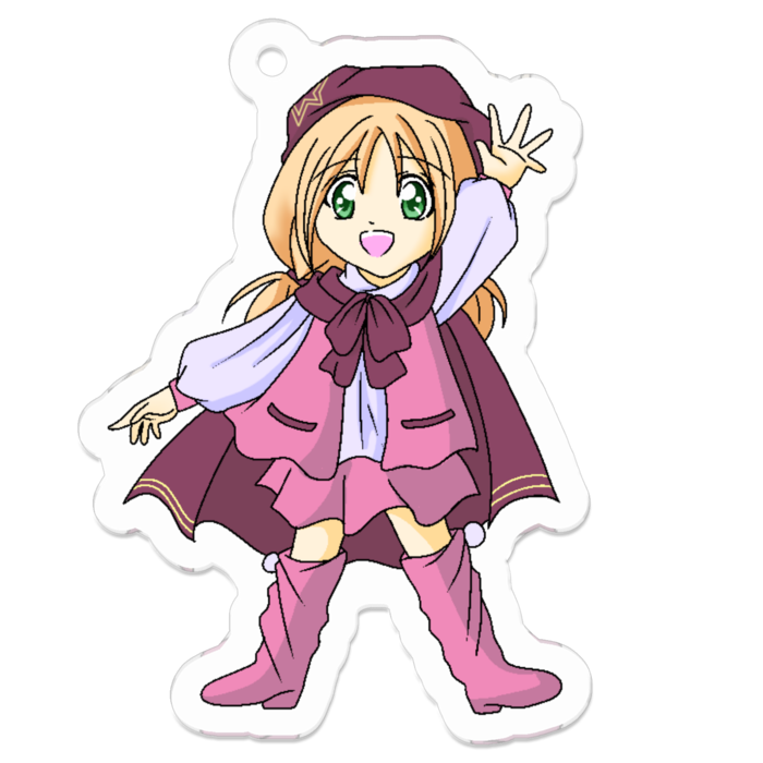 アクリルキーホルダー - 50 x 50 (mm)