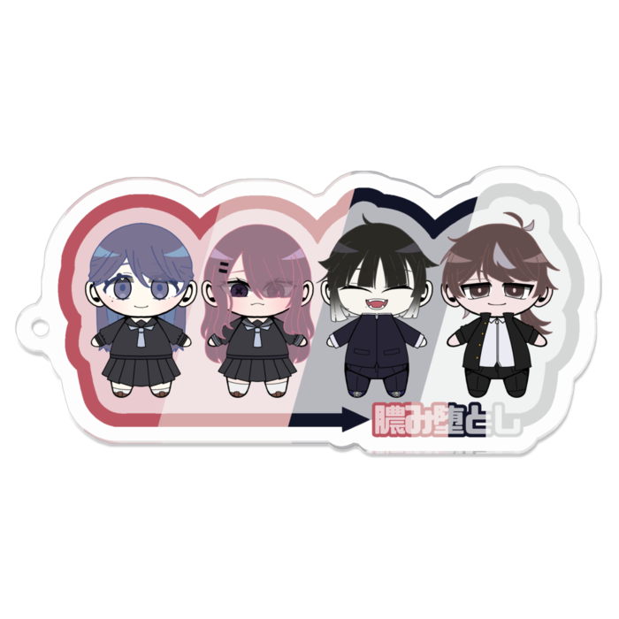 アクリルキーホルダー - 70 x 70 (mm)