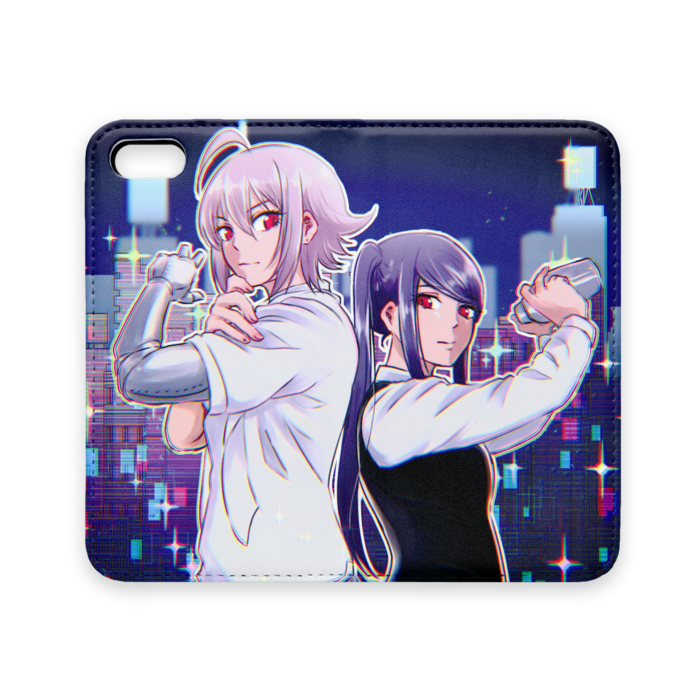 手帳型iPhoneケース(ベルトなし) - iPhone 5 / 5s / SE - ストラップ穴 なし