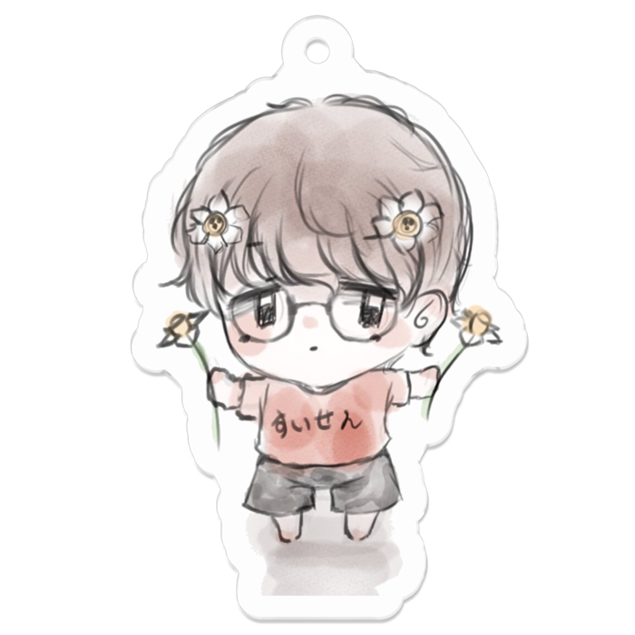 アクリルキーホルダー - 50 x 50 (mm)