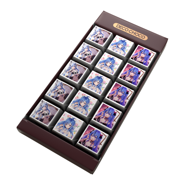 DECOチョコ - 列ごとにデザイン