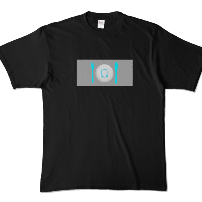 カラーTシャツ - XL - ブラック (濃色)