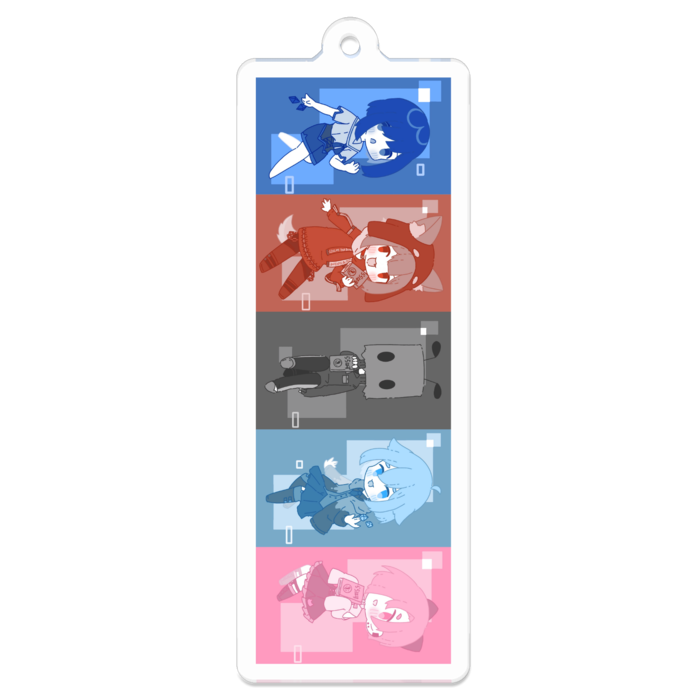 アクリルキーホルダー - 70 x 70 (mm)