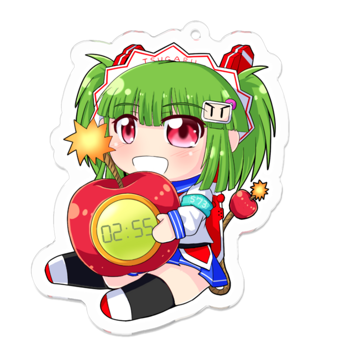 アクリルキーホルダー（コーティング） - 70 x 70 (mm)