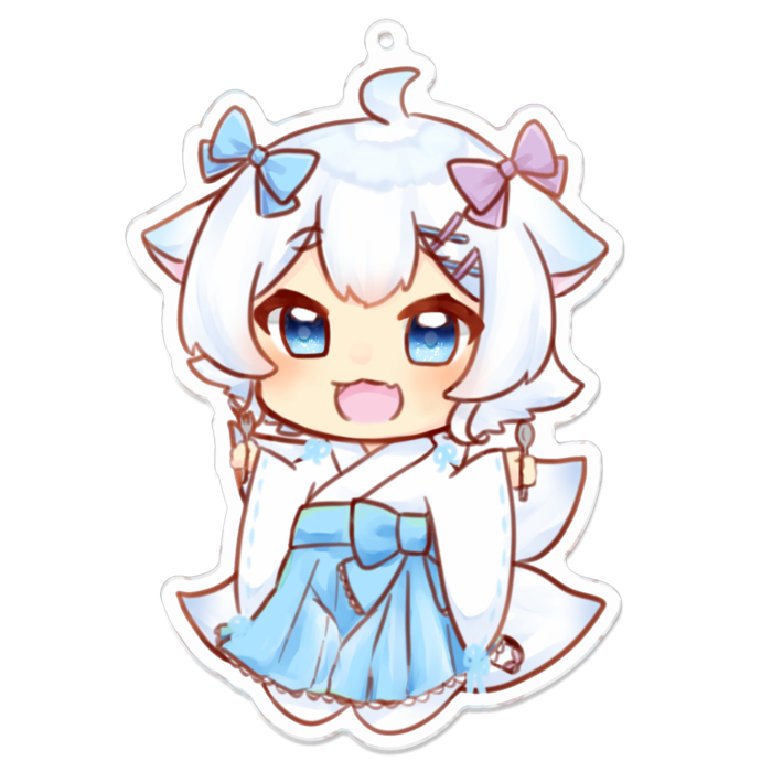 アクリルキーホルダー - 100 x 100 (mm)