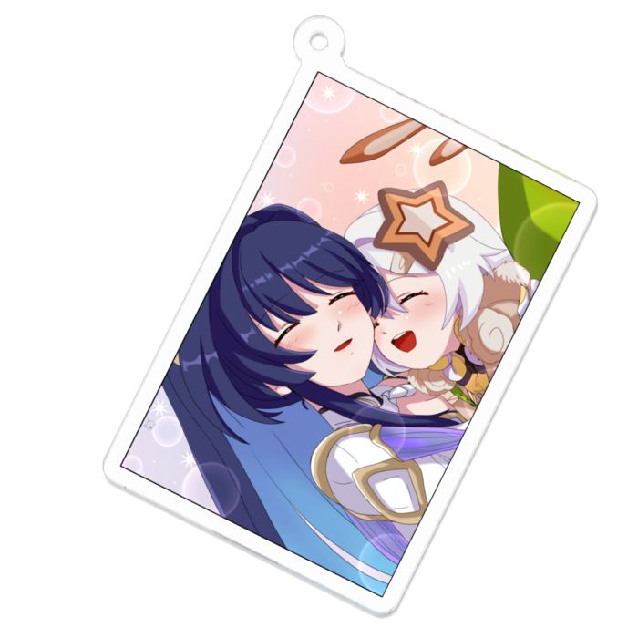 アクリルキーホルダー - 70 x 70 (mm)