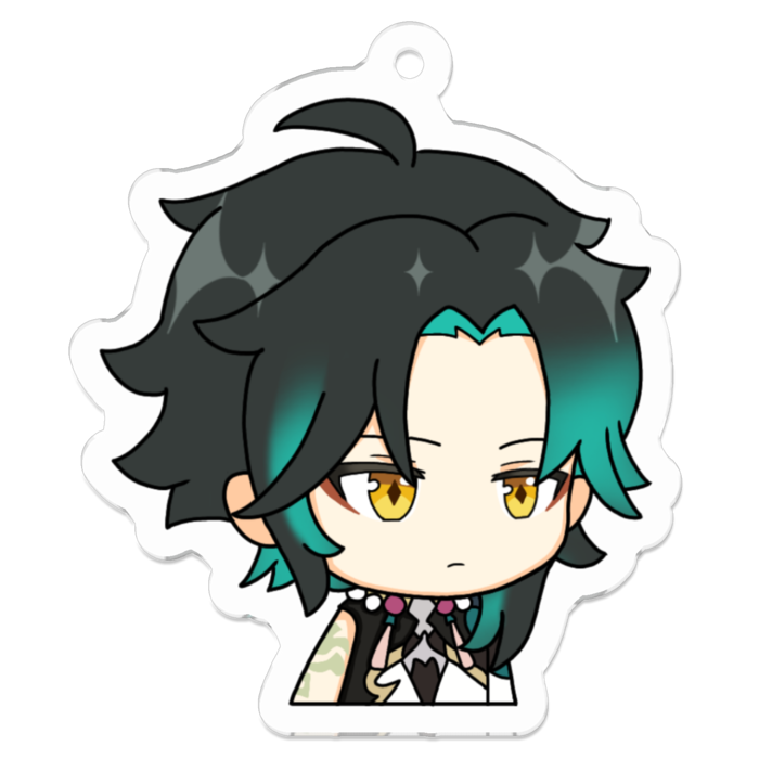 アクリルキーホルダー（コーティング） - 50 x 50 (mm)