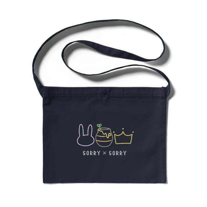 サコッシュ - ネイビー