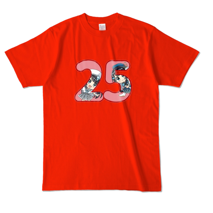 カラーTシャツ - L - レッド (濃色)