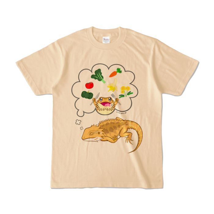 カラーTシャツ - S - ナチュラル (淡色)