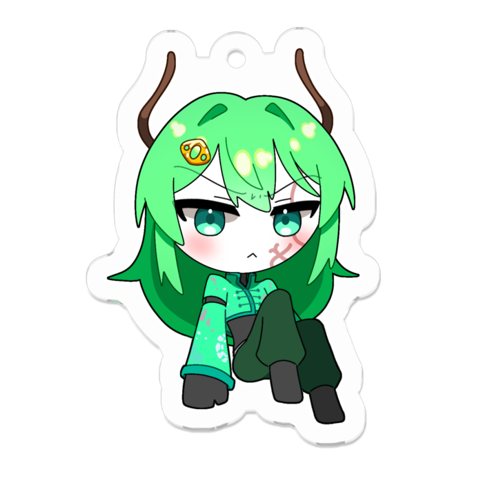 アクリルキーホルダー - 50 x 50 (mm)