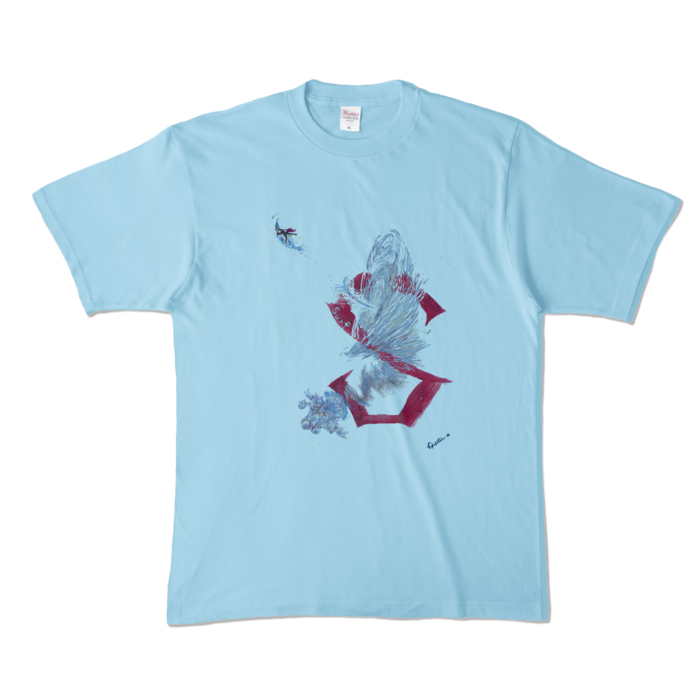 カラーTシャツ - XL - ライトブルー (淡色)