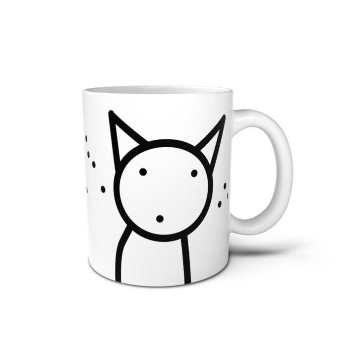 マグカップ - 直径 8 cm / 高さ 9.5 cm