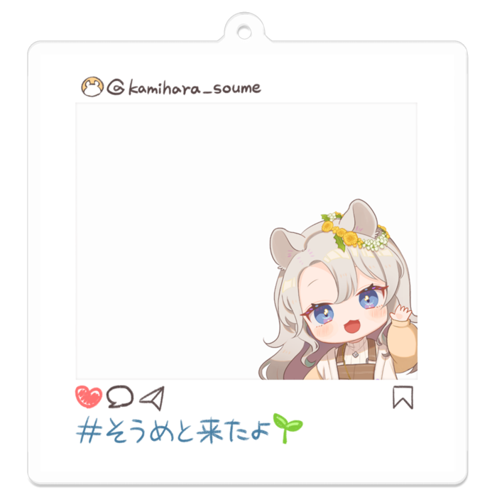 アクリルキーホルダー - 70 x 70 (mm)