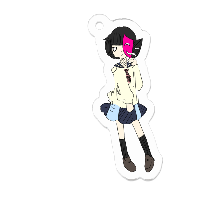 アクリルキーホルダー - 50 x 50 (mm)