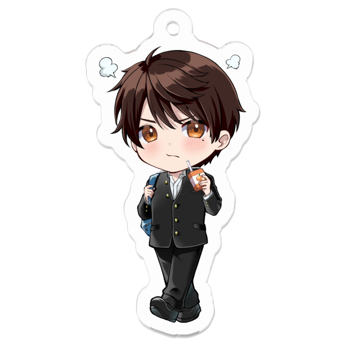 鷹也（ぷんぷん）アクリルキーホルダー - 50 x 50 (mm)(1)