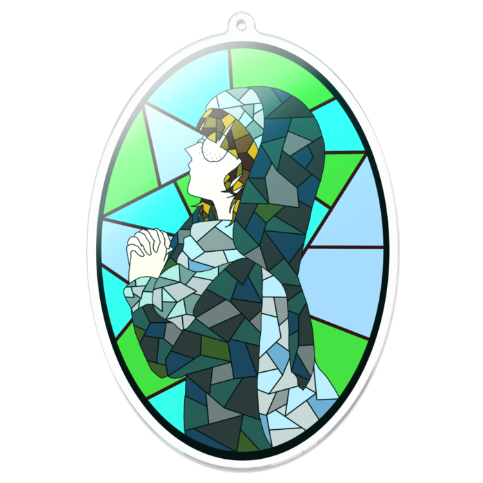 アクリルキーホルダー - 100 x 100 (mm)