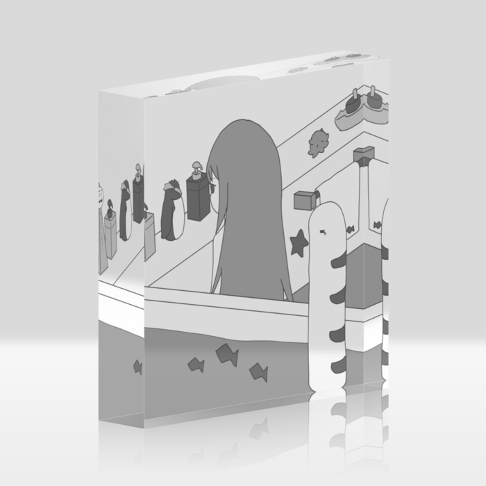 アクリルブロック - 100x100mm