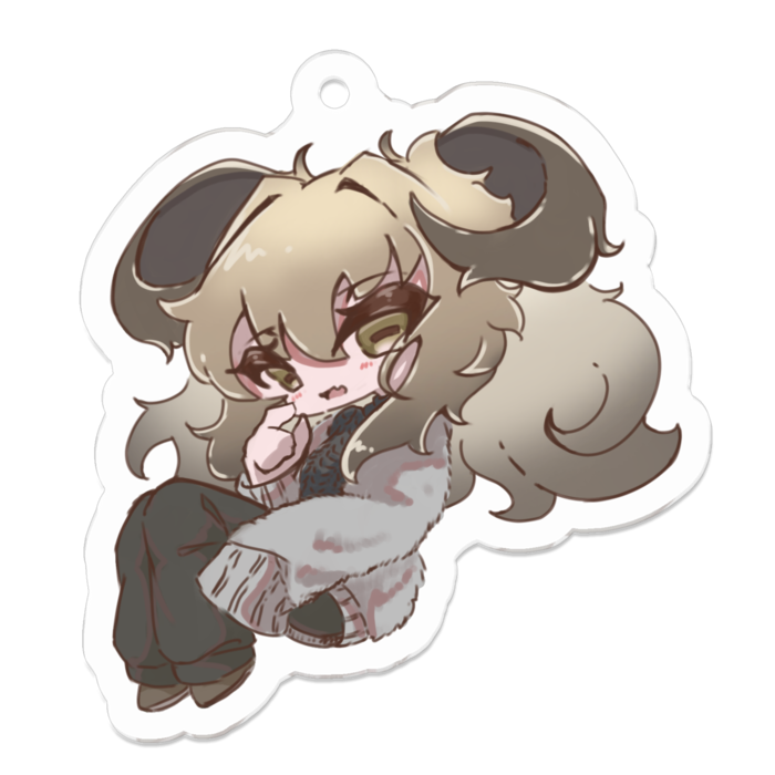 アクリルキーホルダー - 50 x 50 (mm)