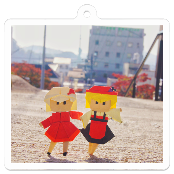 アクリルキーホルダー - 50 x 50 (mm)