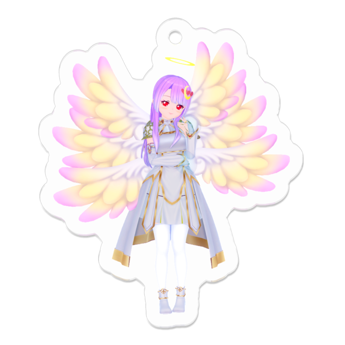 アクリルキーホルダーα - 50 x 50 (mm)