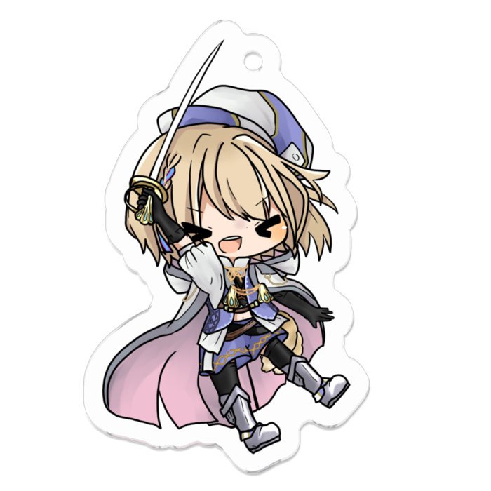 アクリルキーホルダー - 50 x 50 (mm)