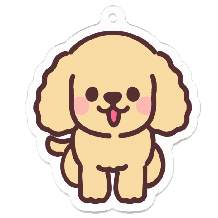 アクリルキーホルダー - 50 x 50 (mm)