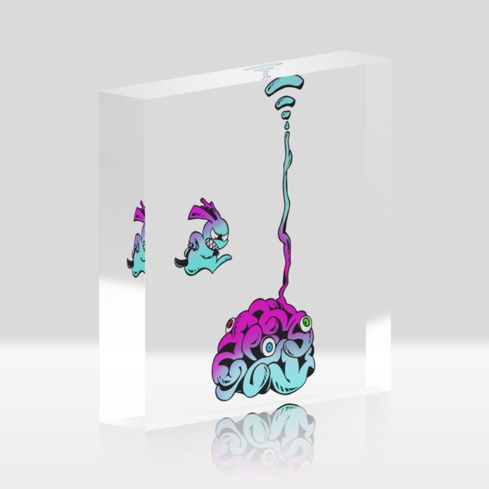 アクリルブロック - 100x100mm(4)