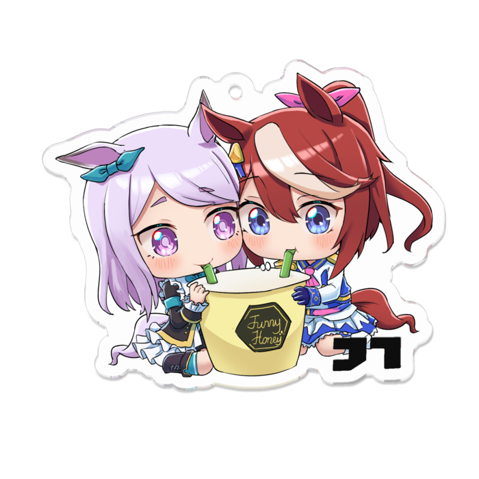 アクリルキーホルダー - 70 x 70 (mm)