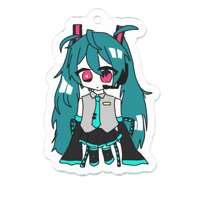 アクリルキーホルダー - 50 x 50 (mm)