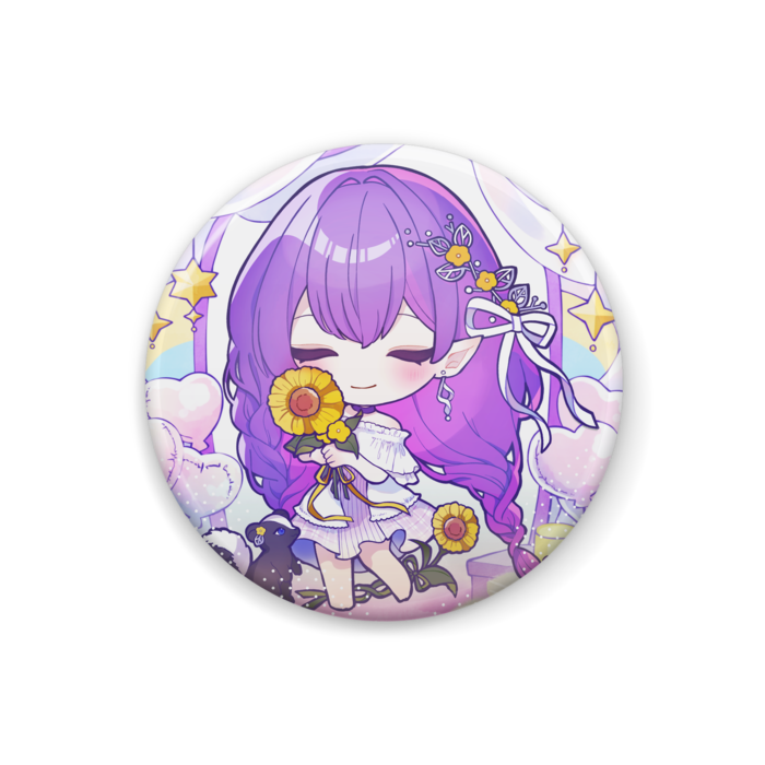 【微笑】缶バッジ - 32mm