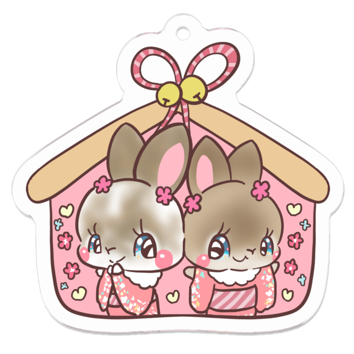 アクリルキーホルダー - 50 x 50 (mm)