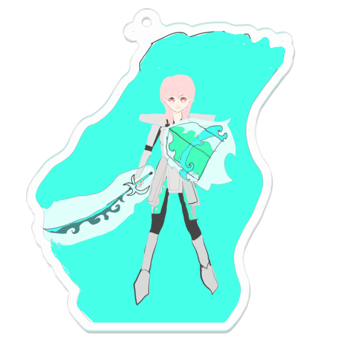 アクリルキーホルダー - 70 x 70 (mm)