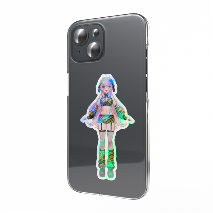 ホログラムスマホステッカー - 縦