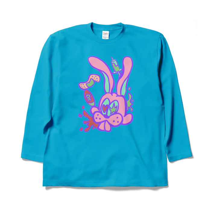 ロングスリーブTシャツ - XL - ターコイズ